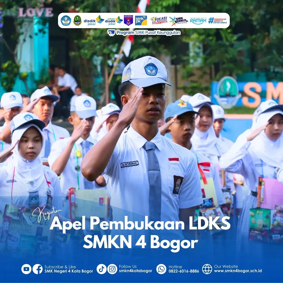 Apel pembukaan LDKS SMKN 4 BOGOR